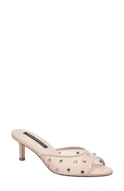 French Connection Rochelle Rhinestone Mesh Mule Sandal