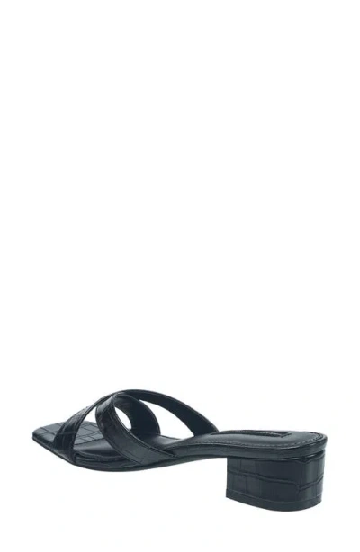 French Connection Krissy Block Heel Sandal In Black
