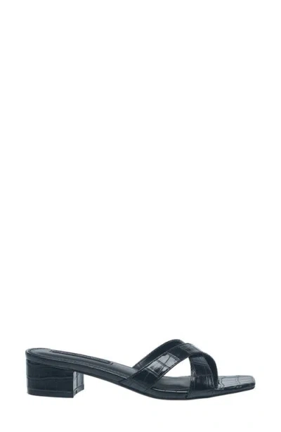 French Connection Krissy Block Heel Sandal In Black