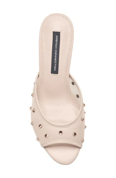French Connection Rochelle Rhinestone Mesh Mule Sandal
