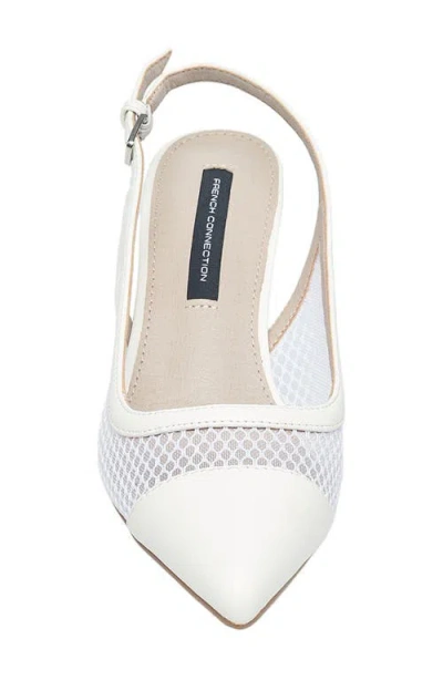 French Connection Sevra Mesh Slingback Pump
