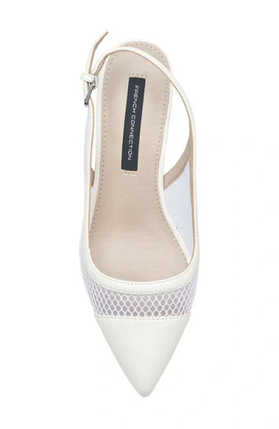 French Connection Sevra Mesh Slingback Pump