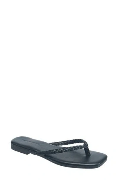 French Connection Louvre Flip Flop Sandal In Black