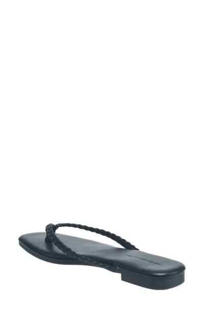 French Connection Louvre Flip Flop Sandal In Black