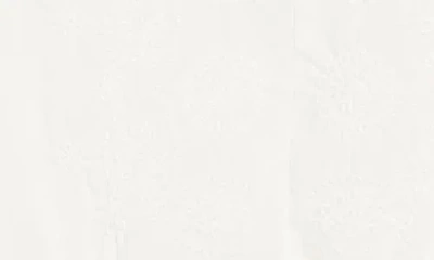 Democracy Embroidered Eyelet Flutter Sleeve Peplum Top In White