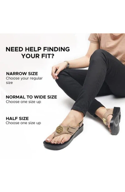 Aerothotic Cait Slingback Sandal In Neutral