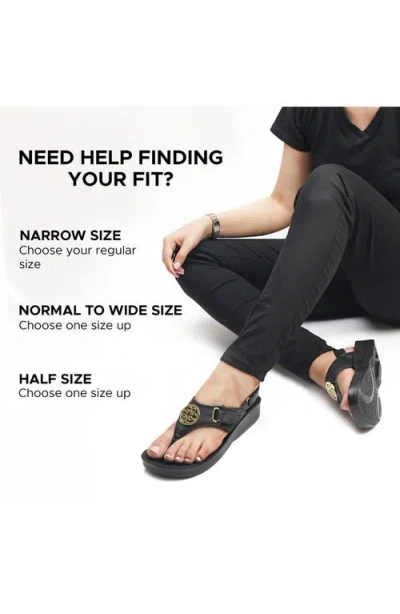 Aerothotic Cait Slingback Sandal In Black
