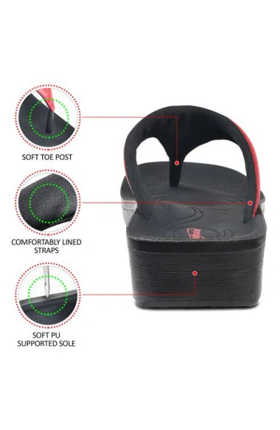 Aerothotic Ostrayas Sandal In Red
