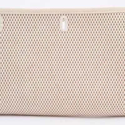 Pre-owned Hermes Beige Canvas Clutch Bag ()
