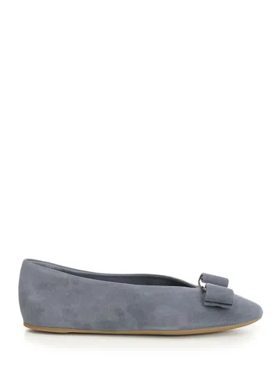 Ferragamo Shoes 01k577 Vanna I 785476-graphite In Gray