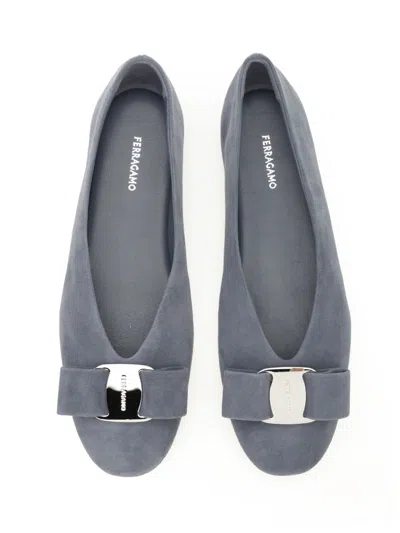Ferragamo Shoes 01k577 Vanna I 785476-graphite In Gray