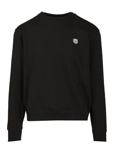 Kenzo Black Sweatshirt With Logo