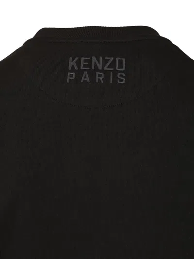 Kenzo Black Sweatshirt With Logo