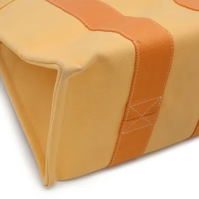 Pre-owned Hermes Bora Bora Orange Canvas Handbag Tote Bag ()