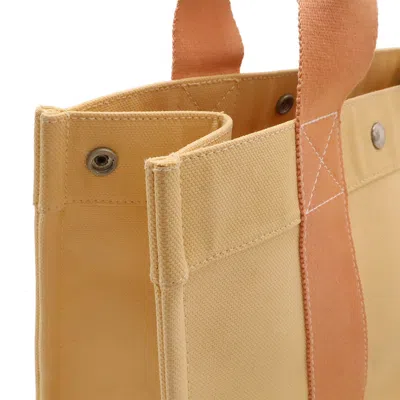 Pre-owned Hermes Bora Bora Orange Canvas Handbag Tote Bag ()