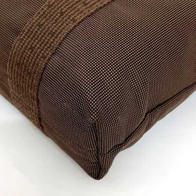 Pre-owned Hermes Brown Canvas Handbag Tote Bag ()