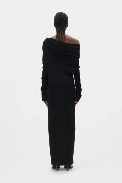 Ann Demeulemeester Barbro Dropped Shoulder Midi Knitted Dress