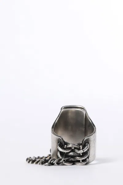 Ann Demeulemeester Martine Lockring In Metallic