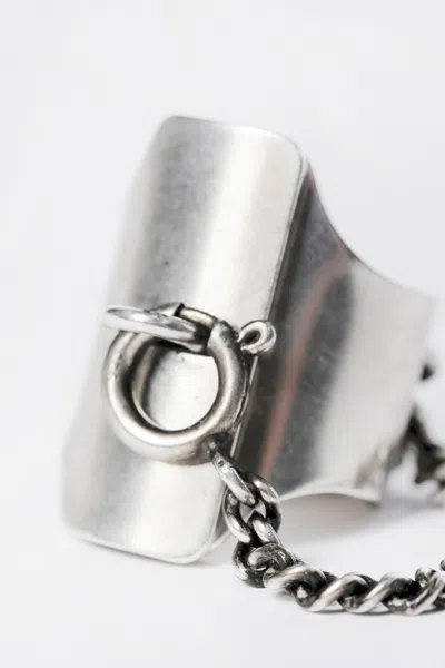 Ann Demeulemeester Martine Lockring In Metallic