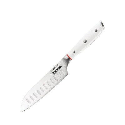 Cuisine::pro Iconix 5" Try Me Santoku Knife In White