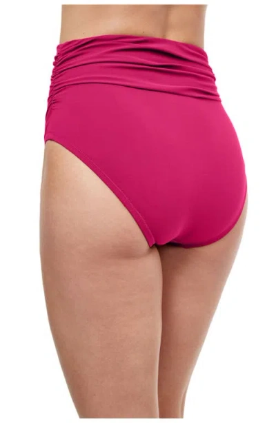Profile By Gottex Tutti Frutti High Waist Swim Bottom With Side Shirring
