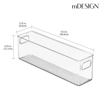Mdesign Plastic Kitchen Organizer