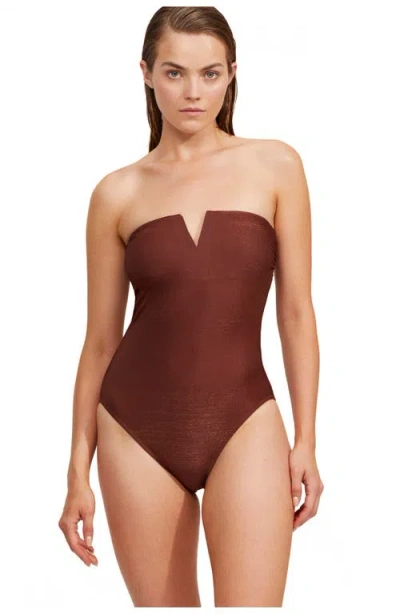 Luma Gottex High End Bandeau High Leg One Piece