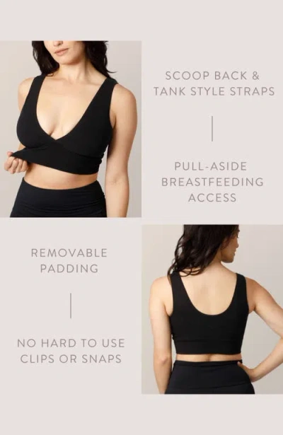 Kindred Bravely Sublime Maternity & Nursing Plunge Bra In Black