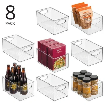 Mdesign Plastic Kitchen Organizer In Transparent