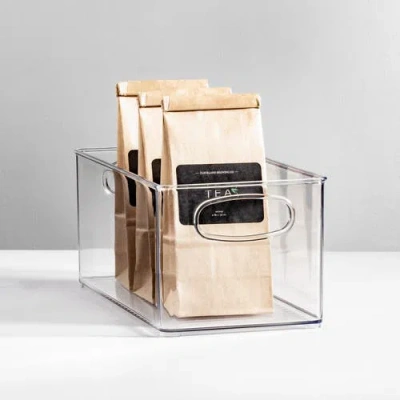 Mdesign Plastic Kitchen Organizer In Transparent