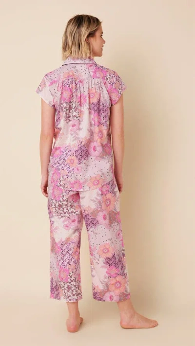 The Cat's Pajamas Luxe Pima Cropped Pajama Set