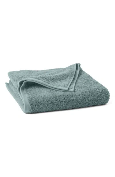 Coyuchi Cloud Loom™ Organic Cotton Bath Towel In Green