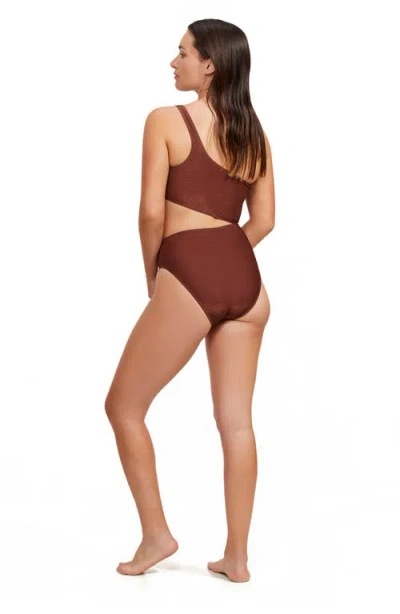 Luma Gottex High End One Shoulder Cut Out One Piece