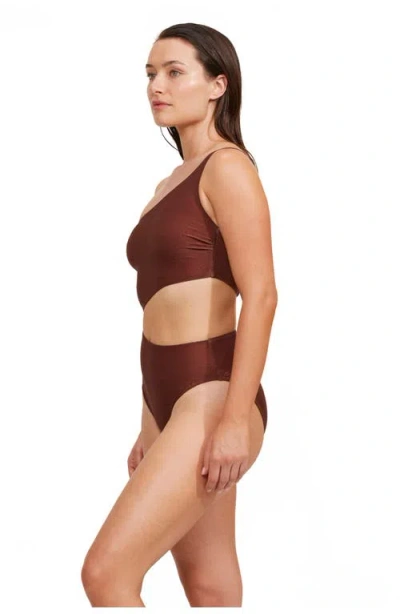 Luma Gottex High End One Shoulder Cut Out One Piece