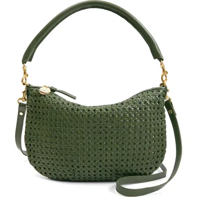 Clare V . Petit Moyen Woven Messenger Bag