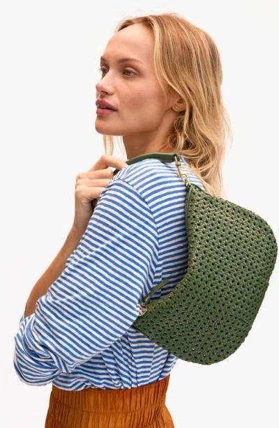 Clare V . Petit Moyen Woven Messenger Bag