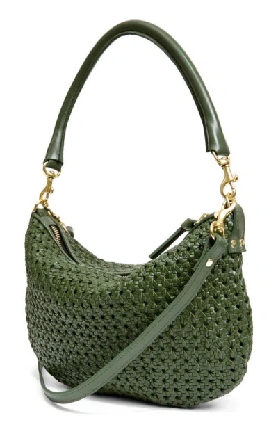 Clare V . Petit Moyen Woven Messenger Bag