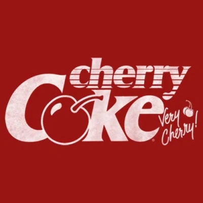 Coca-cola Coca Cola Retro Cherry Coke Logo  Graphic T-shirt In Red