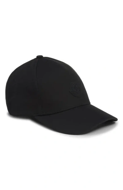 Moncler Logo Cotton Baseball Cap