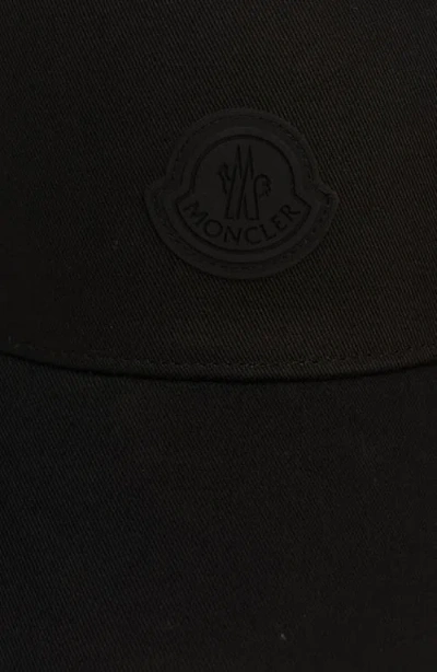 Moncler Logo Cotton Baseball Cap