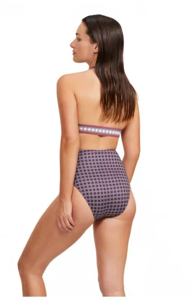 Luma Gottex Retro Touch High Neck Halter One Piece