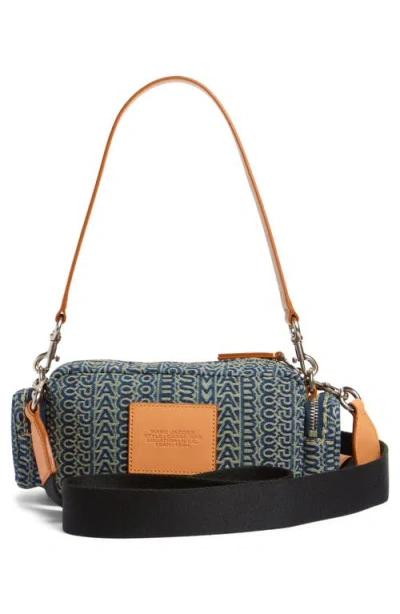 Marc Jacobs The Cargo Monogram Denim Shoulder Bag