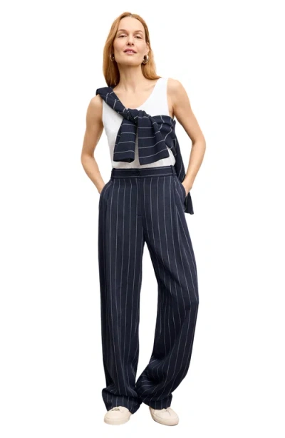 M.m.lafleur Fitz Trouser In Blue