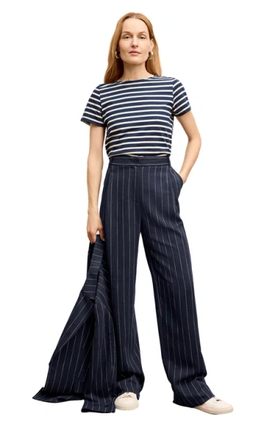 M.m.lafleur Fitz Trouser In Blue