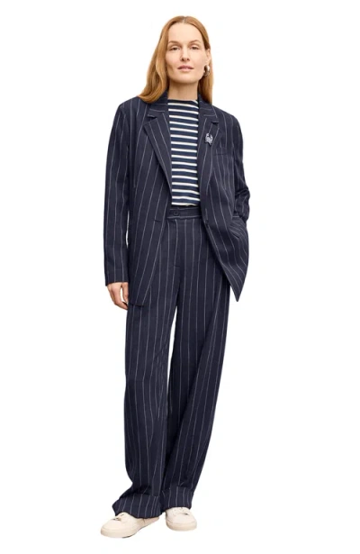 M.m.lafleur Fitz Trouser In Blue