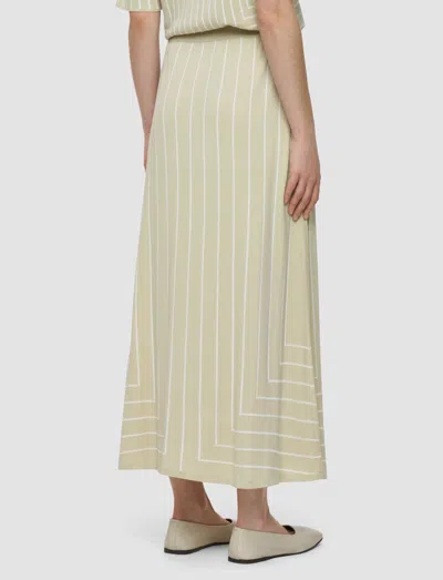 Joseph Geometric Jacquard Silk Blend Skirt
