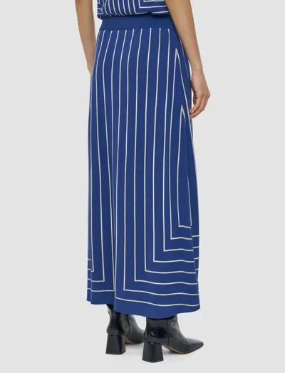 Joseph Geometric Jacquard Silk Blend Skirt
