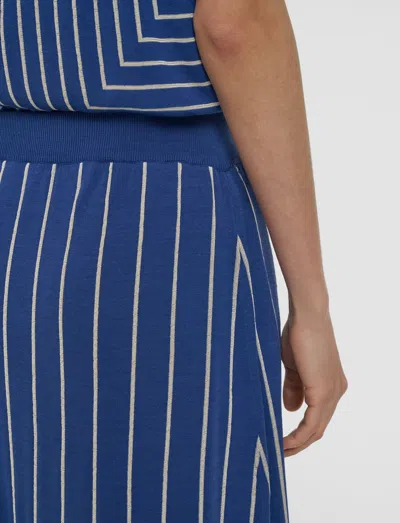 Joseph Geometric Jacquard Silk Blend Skirt