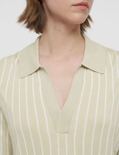 Joseph Geometric Jacquard Silk Blend Top