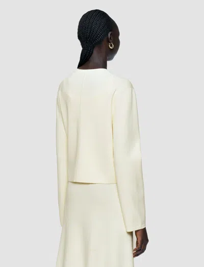 Joseph Viscose Knit Stretch Cardigan Jacket